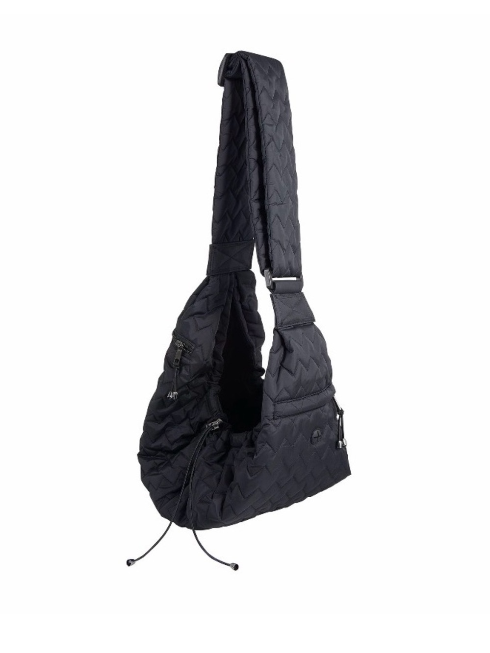 Quilted Pet Carrier Sling Crossbody Bag